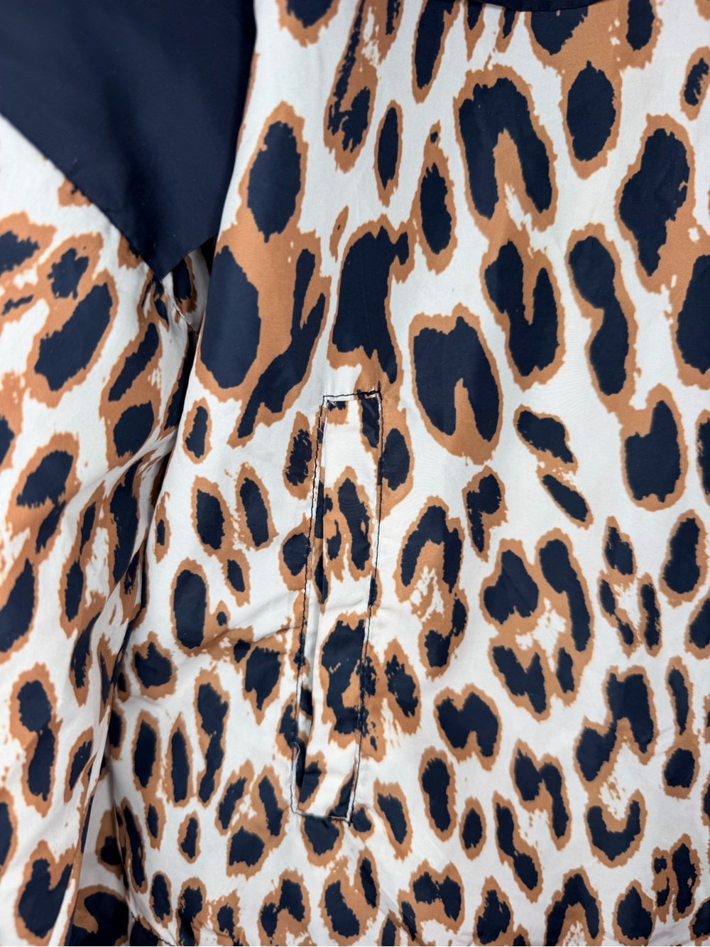 ZELOS Leopard Print Windbreaker - Picture 3 of 4